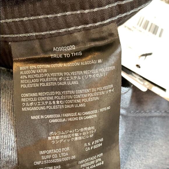 Volcom modern fit Stacker shorts Surf 28 - Picture 6 of 6